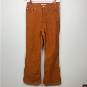 Levi's Women's Brown Flare Corduroy Pants